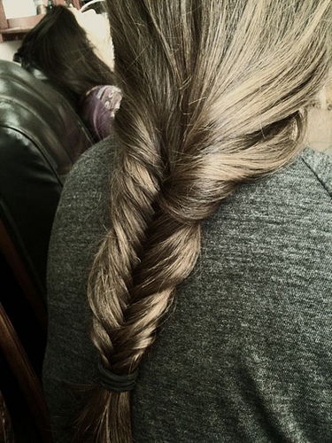 Fishtail Braid Photo by Elaine Whitney at Flickr Creative Commons.
